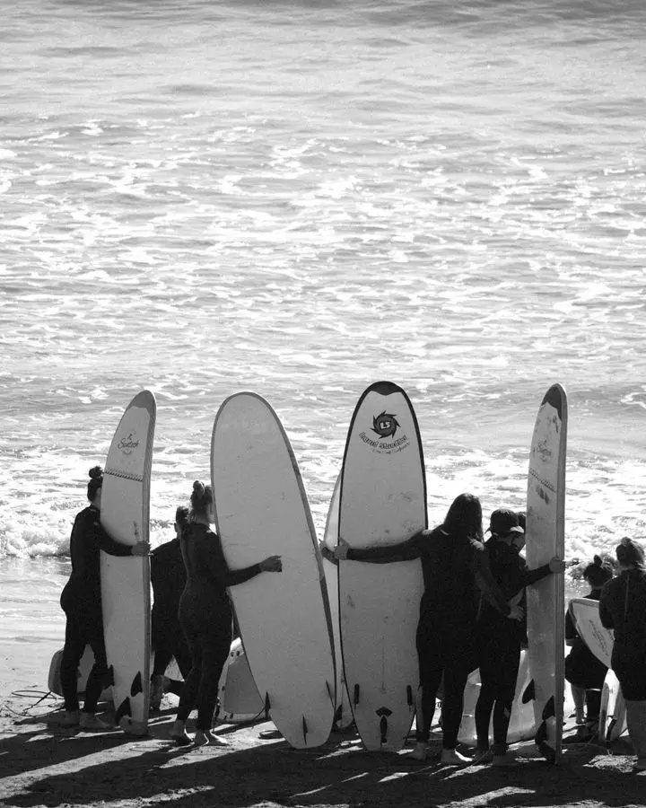 Learn to Surf Intensive, surf pack in Tamraght